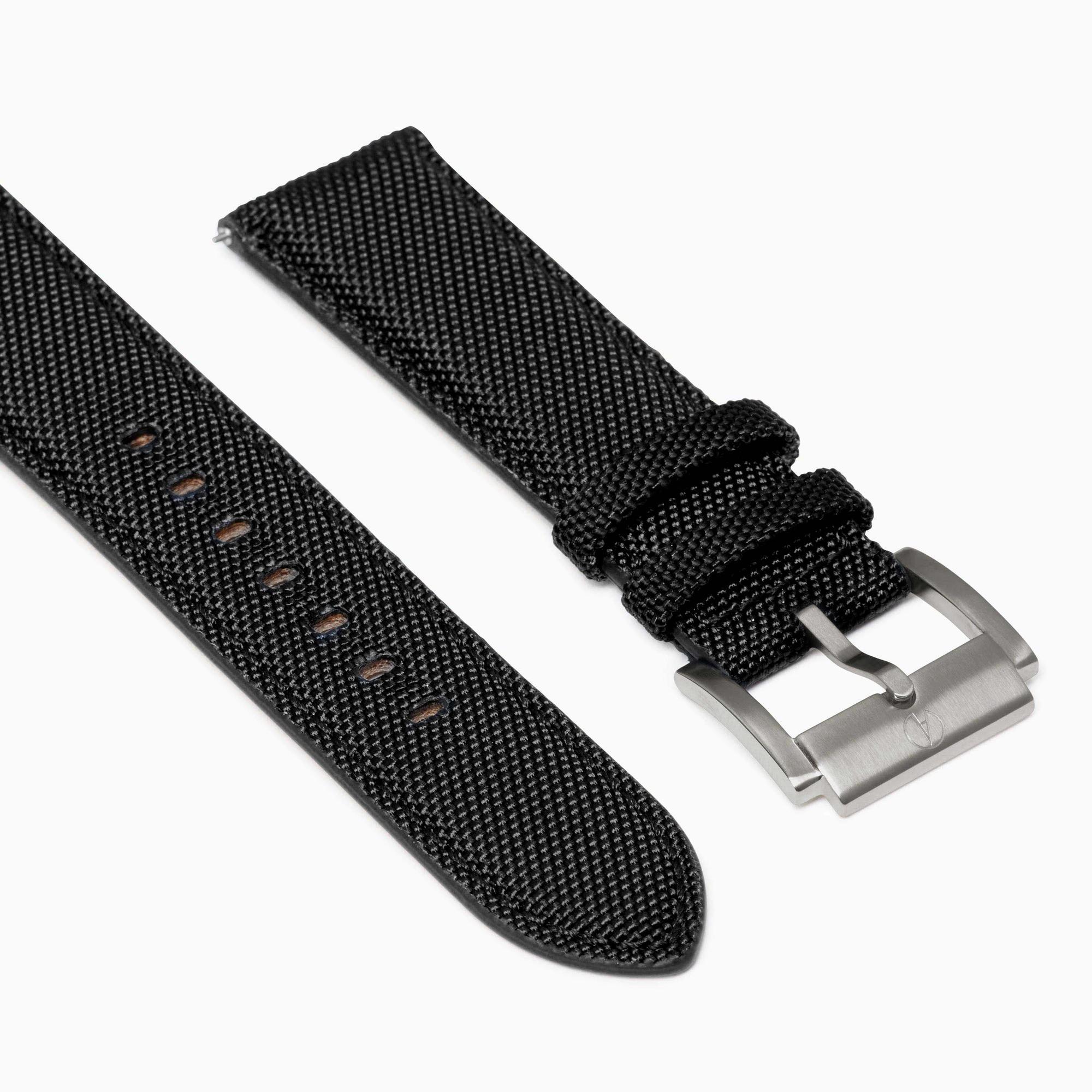 Accurist Dive Men's Black Canvas 20mm Strap